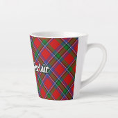 Tasse Latte Clan Sinclair Tartan (Droite)