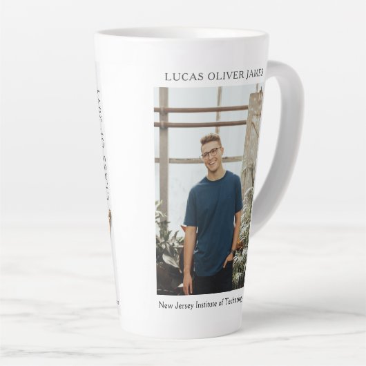 Tasse Latte Classe de diplôme d'ingénieur en architecture Phot (Angle droit)