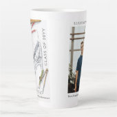 Tasse Latte Classe de diplôme d'ingénieur en architecture Phot (Devant)