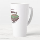 Tasse Latte Classic Car Show (Angle droit)