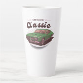 Tasse Latte Classic Car Show (Devant)