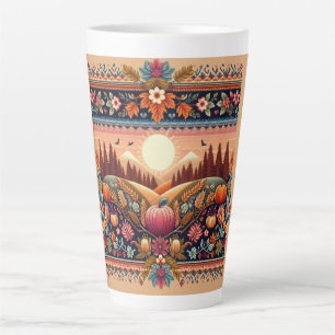 Tasse Latte Classic Fair Isle automne/automne