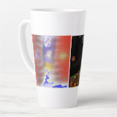 Tasse Latte Classic Mug, 11 oz Modern Art (Angle gauche)