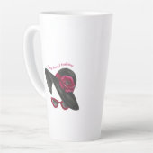 Tasse Latte Classy, Sassy, Confident Lady Silouhette (Angle gauche)