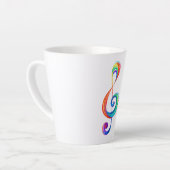 Tasse Latte Clé arc-en-ciel (Angle gauche)