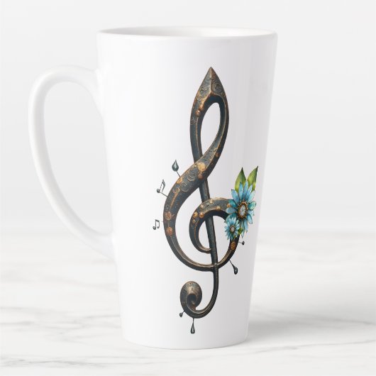 Tasse Latte Clef mécanique (Gauche)