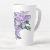 Tasse Latte Clematis violet (Angle droit)