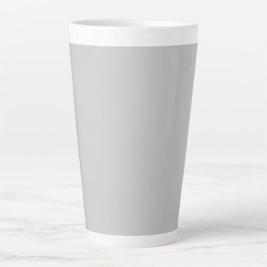 Tasse Latte Cliquez sur Customiser Changer pour votre propre (Devant)