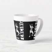 Tasse Latte Clôture (Angle droit)