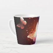 Tasse Latte Clowing Night Butterflies (Angle gauche)