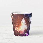 Tasse Latte Clowing Night Butterflies (Devant)