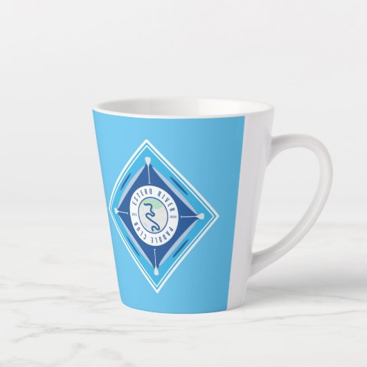 Tasse Latte Club de paddle de la rivière Estero (Droite)
