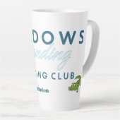 Tasse Latte Club de Tricot d'atterrissage ombragé (Angle droit)