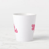Tasse Latte Club des filles (Devant)