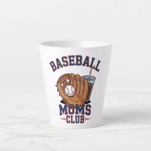 Tasse Latte Club des mamans de baseball Fête des Mères