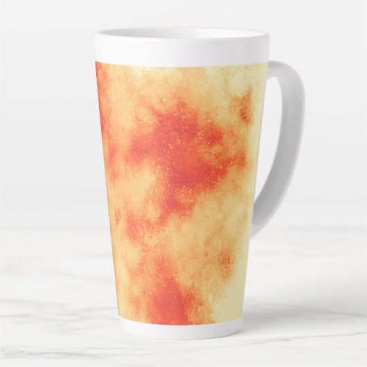 Tasse Latte cluster étoile rouge (Angle droit)