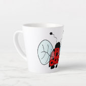 Tasse Latte Coccinelle (Angle gauche)