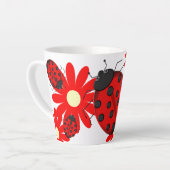 Tasse Latte Coccinelle (Angle gauche)