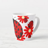 Tasse Latte Coccinelle (Angle droit)
