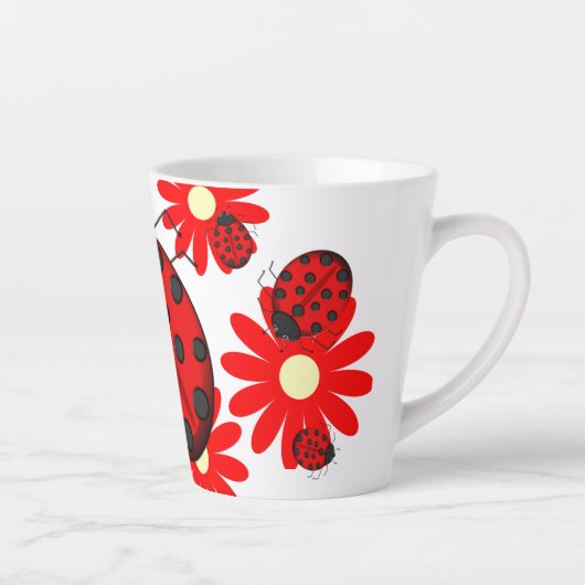 Tasse Latte Coccinelle (Droite)
