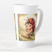 Tasse Latte Coccinelle et le royaume de nectar caché (Angle droit)