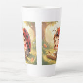 Tasse Latte Coccinelle et le royaume de nectar caché (Devant)