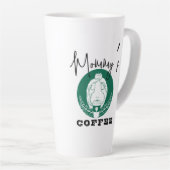 Tasse Latte Cochon de Guinée mignon (Angle droit)