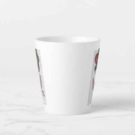Tasse Latte Cochon en flammes (Devant)