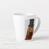 Tasse Latte Cocker Spaniel, Hound officiel et Casquette (Angle droit)
