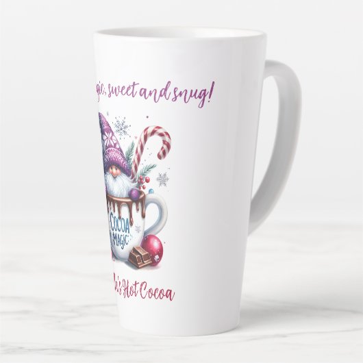 Tasse Latte Cocoa Magic Gnome (Angle droit)