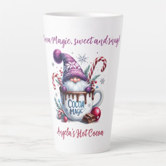 Tasse Latte Cocoa Magic Gnome (Devant)