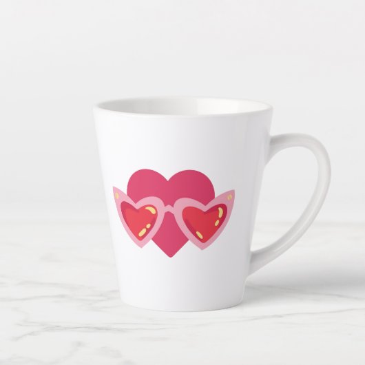 Tasse Latte Cœur (Droite)