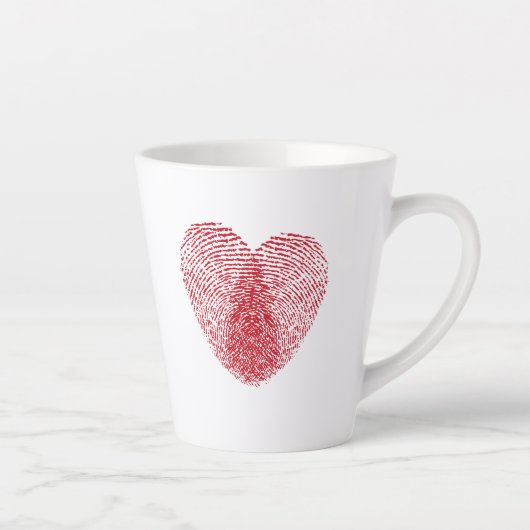 Tasse Latte Cœur (Droite)