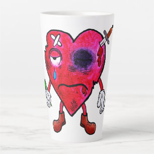 Tasse Latte Cœur brisé