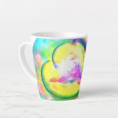 Tasse Latte Coeur de gratitude (Angle gauche)