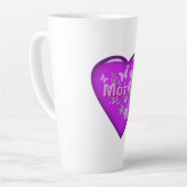 Tasse Latte Coeur de la mère (Angle gauche)