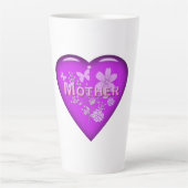 Tasse Latte Coeur de la mère (Devant)