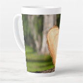 Tasse Latte coeur en bois (Angle gauche)