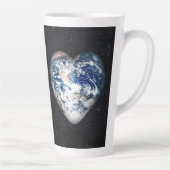 Tasse Latte Coeur terrestre (Droite)