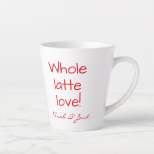 Tasse Latte Coeur, Tout Lota Love Love, Funny Custom