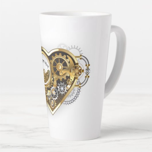 Tasse Latte Coeur vapeur avec un manomètre (Angle droit)