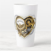 Tasse Latte Coeur vapeur avec un manomètre (Devant)