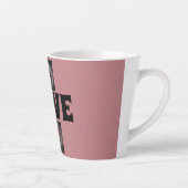 Tasse Latte Coeurs en fleurs (Droite)