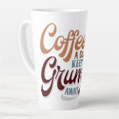 Tasse Latte Coffee a Day for Coffee Lover Gift (Angle gauche)