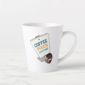 Tasse Latte Coffee Fixe Tout Funny Hérisson Picket Hérisson (Droite)
