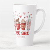 Tasse Latte Coffee Lover Valentines Day (Droite)