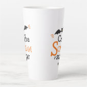 Tasse Latte Coffee Scream & Sugar Spider Halloween (Devant)