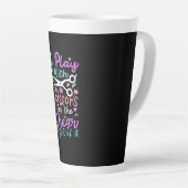 Tasse Latte Coiffeur coiffeur cadeau coiffeur (Angle droit)