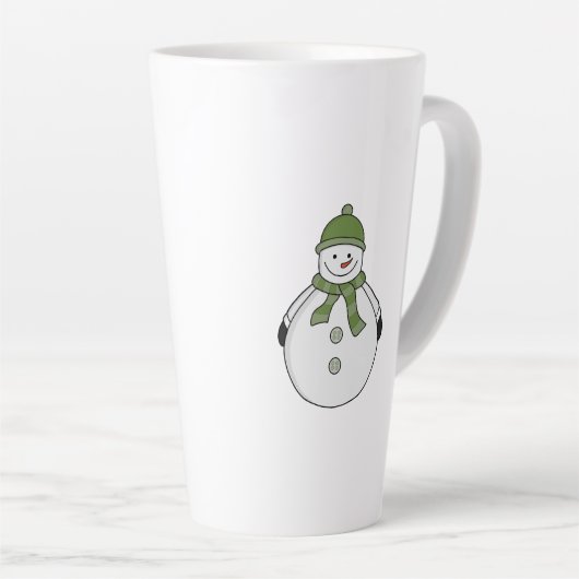 Tasse Latte Cold snowman (Angle droit)