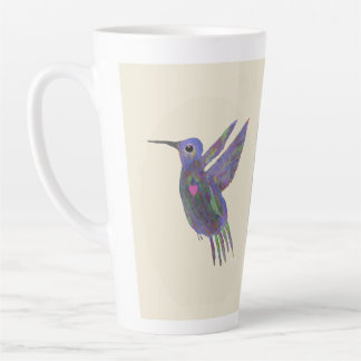 Tasse Latte Colibri avec Cœur